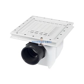   Fenékürítő fóliás Aquamax 315 x 315mm, D110/125 (011411)