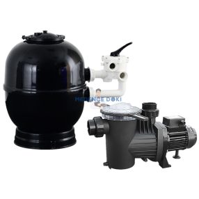   Szűrőszett Pacific D750 tartály, 1,5HP DAB Euroswim 24m3/h medence szivattyú (042024)