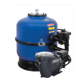   Balaton Plus Szűrőszett Side 630 tartály + Basic 14m3/h előszűrős medence szivattyú (045414)